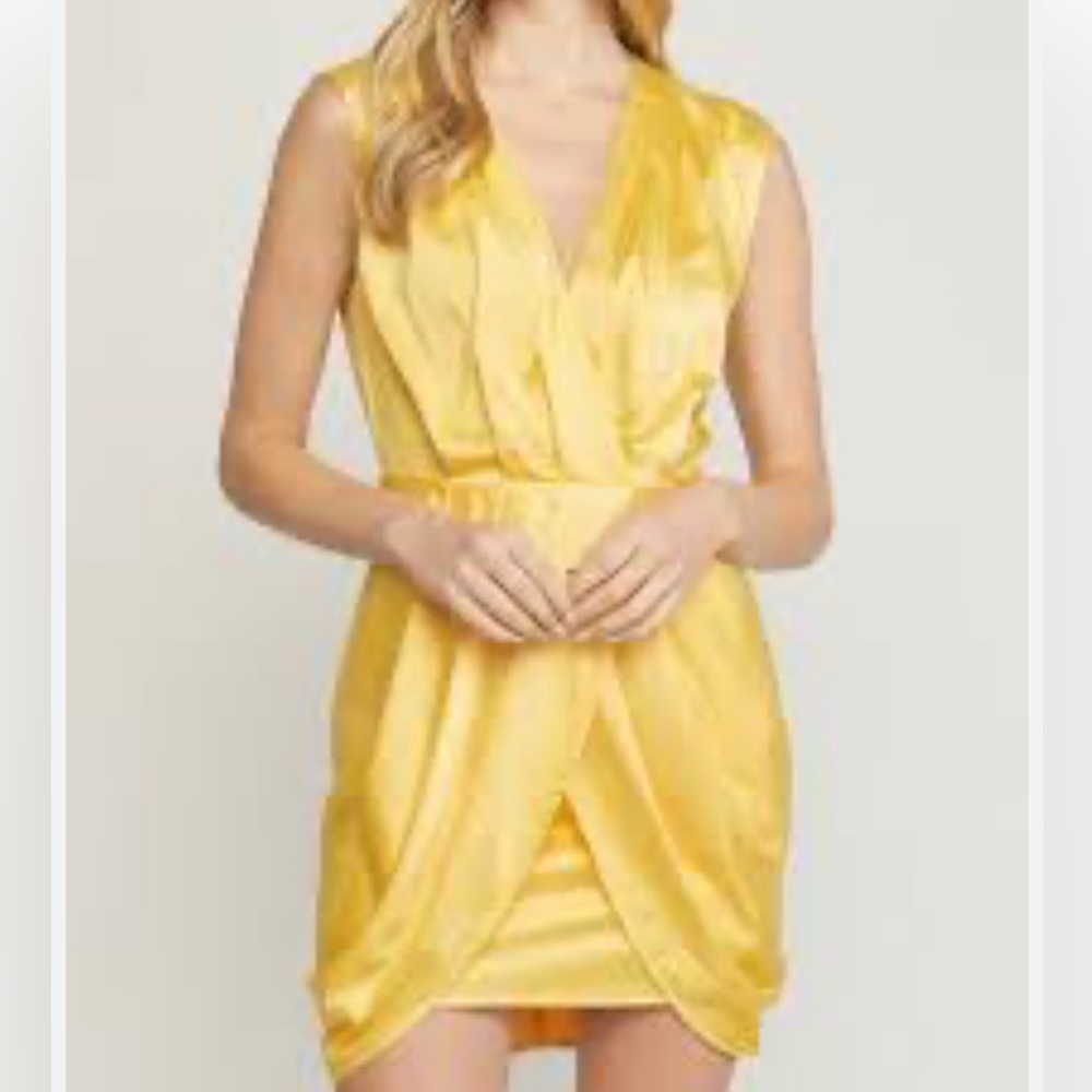 Enzo yellow dress